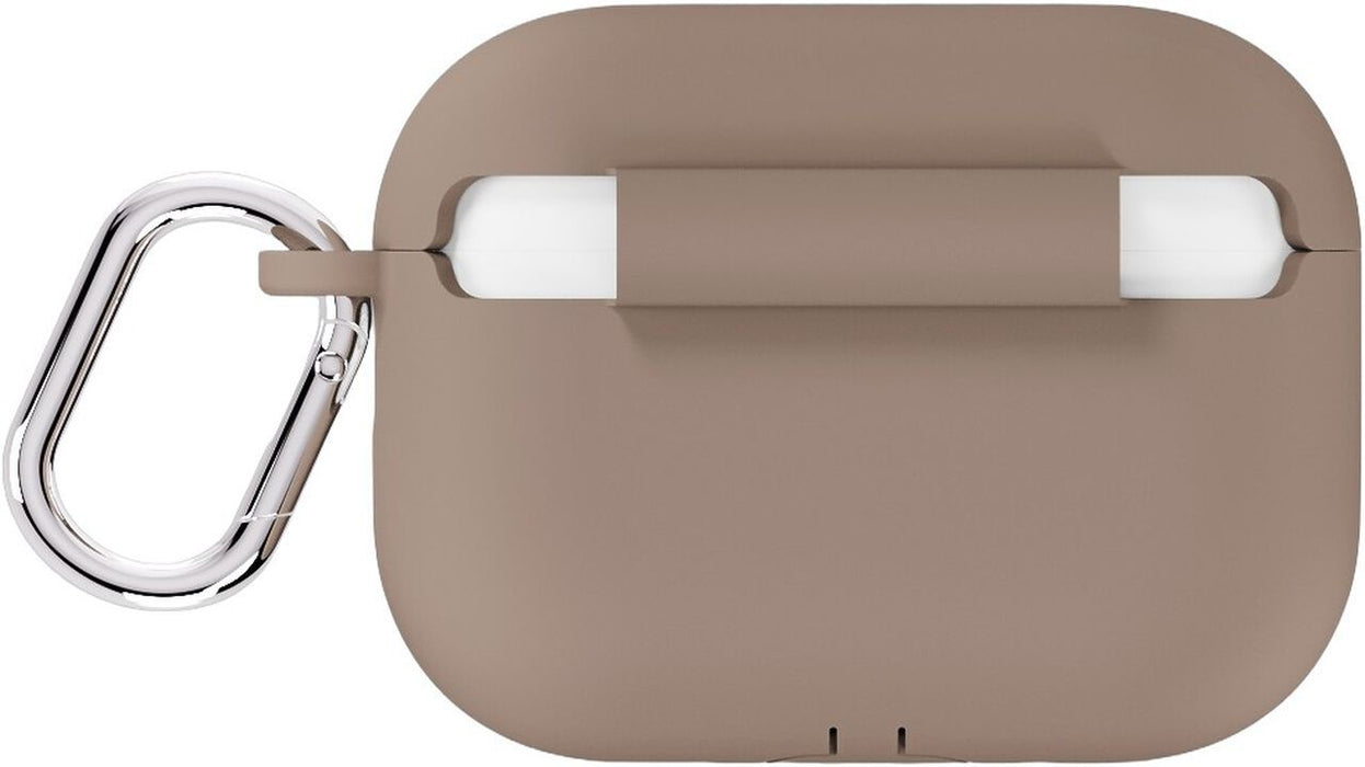 Калъф за слушалки Holdit - Silicone, AirPods Pro 3, кафяв