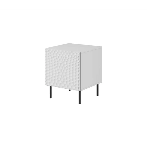 HOLE нощно шкафче 2 бр. 44x40.5x53.5 см бял мат