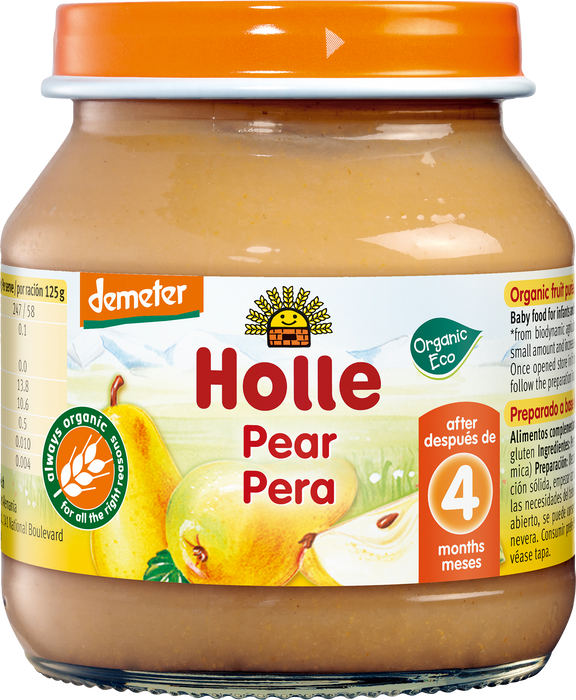 Био пюре Круша 4м+, 125 g