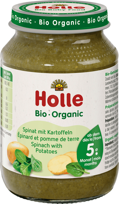 Био пюре с картоф и спанак 5м+, 190 g