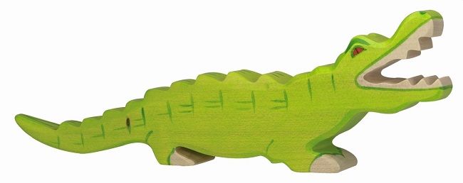Дървена фигурка Holztiger - Крокодил