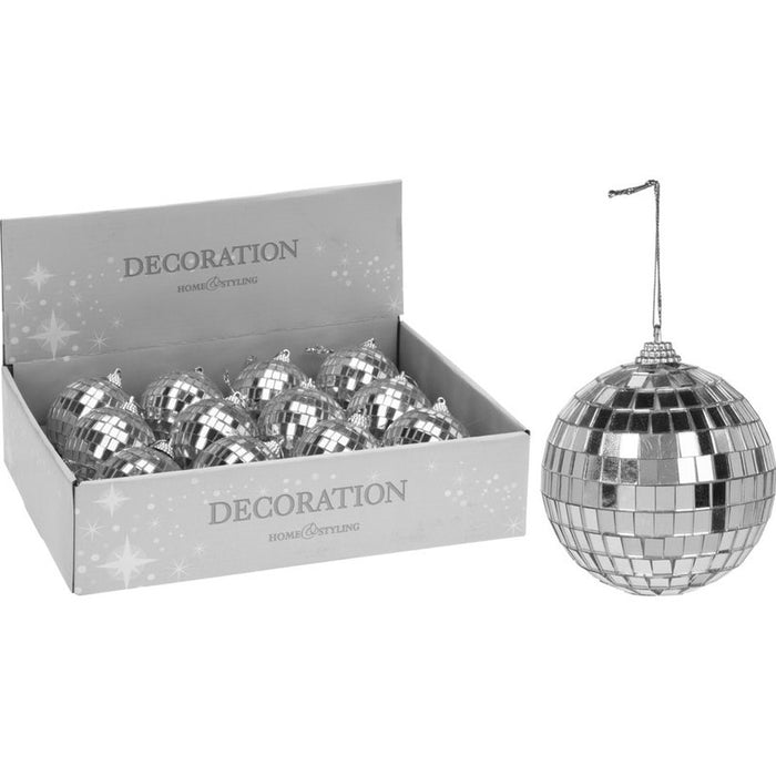 КОЛЕДНА ДИСКО ТОПКА 8CM HOME & STYLING AWT200020