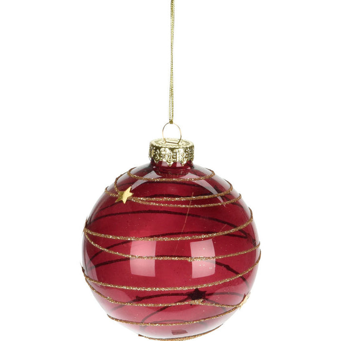 КОЛЕДНА ТОПКА 8CM HOME & STYLING ABR523030