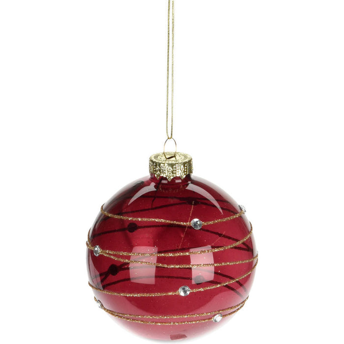 КОЛЕДНА ТОПКА 8CM HOME & STYLING ABR523030