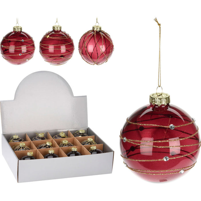 КОЛЕДНА ТОПКА 8CM HOME & STYLING ABR523030