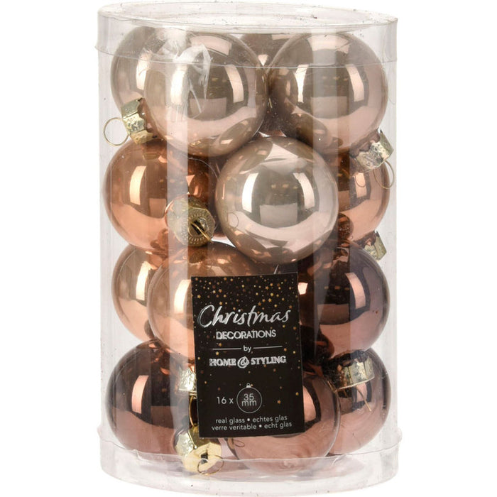 КОМПЛЕКТ КОЛЕДНИ ТОПКИ 16БР 3.5CM HOME & STYLING ABR700580/ARB102050