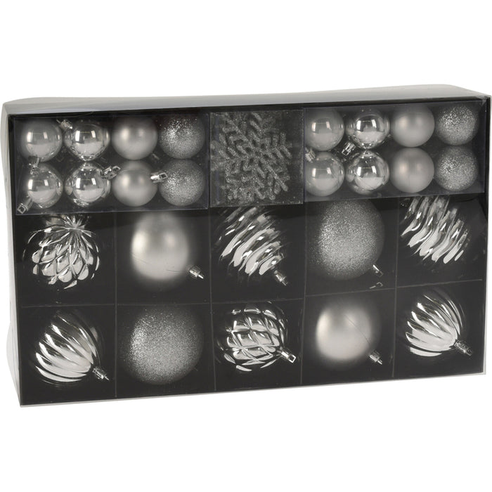 КОМПЛЕКТ КОЛЕДНА ДЕКОРАЦИЯ И ТОПКИ 50БР HOME & STYLING ACS100910