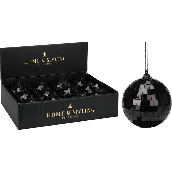 КОЛЕДНА ДИСКО ТОПКА 8CM HOME & STYLING CAA114110