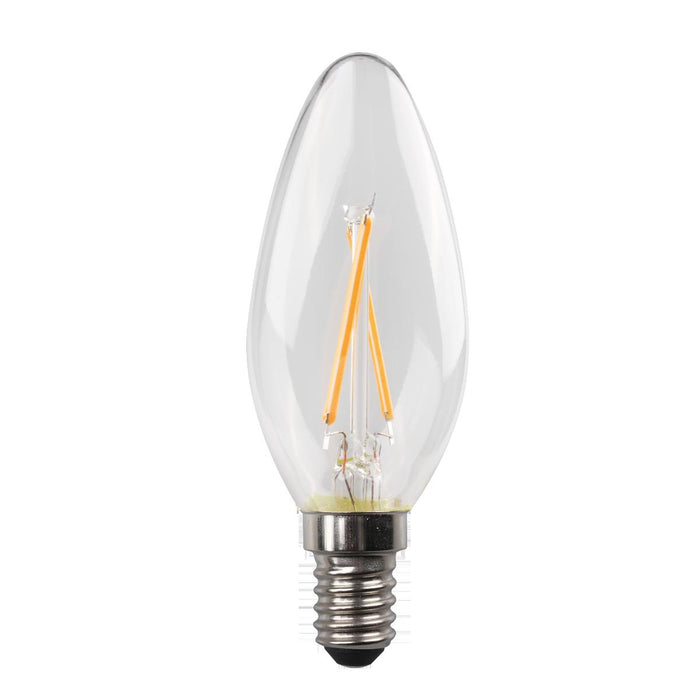 LED ЛАМПА E14 C37 FILAMENT 4.2W 2700K