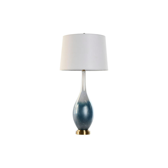 Настолна лампа Home ESPRIT Син Двуцветен Кристал 50 W 220 V 40 x 40 x 84 cm
