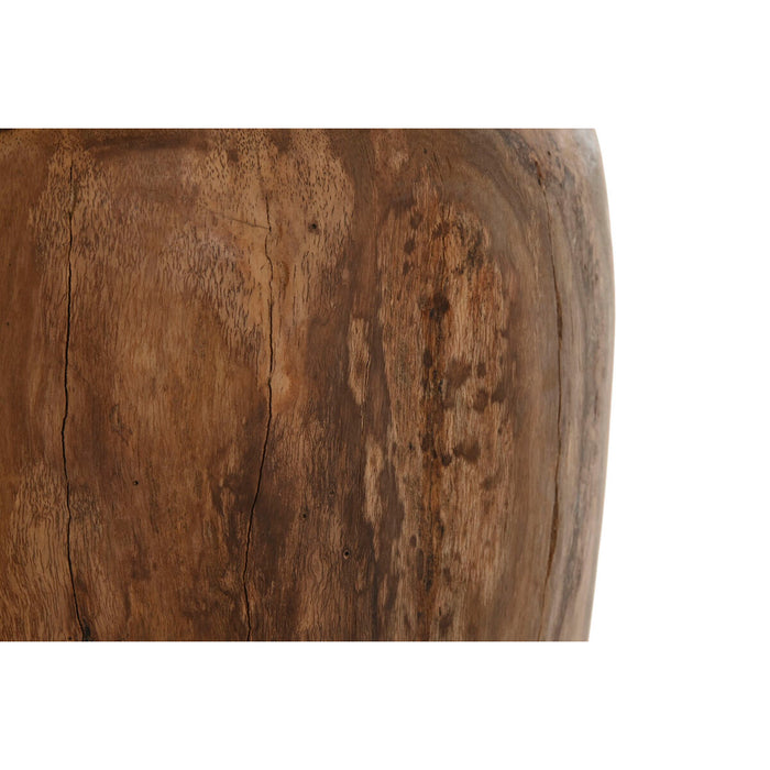 Ваза Home ESPRIT Естествен Тъмно сив Тик 25 x 25 x 40 cm