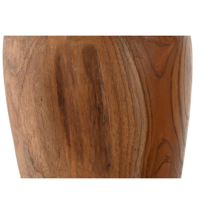 Ваза Home ESPRIT Естествен Тъмно сив Тик 25 x 25 x 40 cm