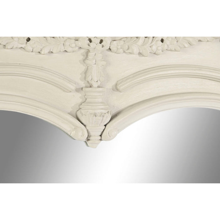 Стенно огледало Home ESPRIT Светло сив Дърво манго 96,5 x 8,5 x 142 cm