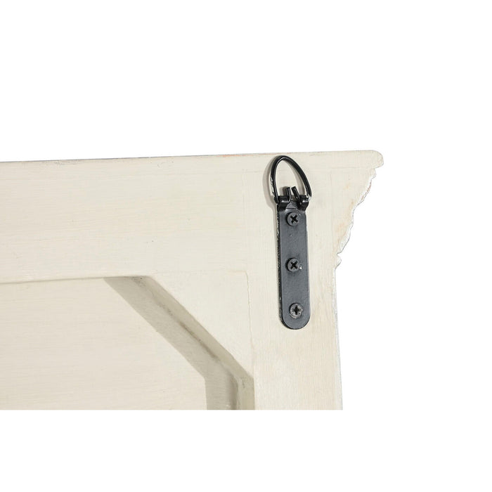 Стенно огледало Home ESPRIT Светло сив Дърво манго 96,5 x 8,5 x 142 cm