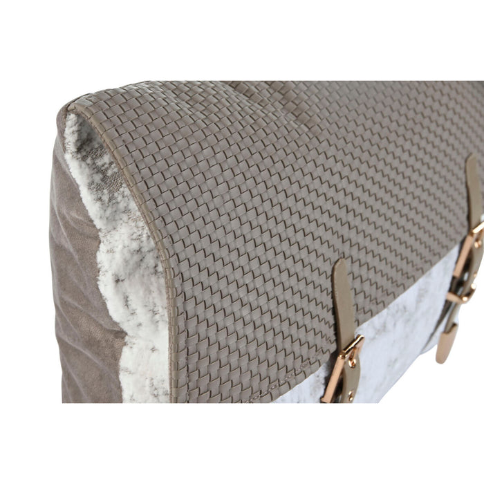 Възглавница Home ESPRIT Бял Бежов 50 x 10 x 30 cm