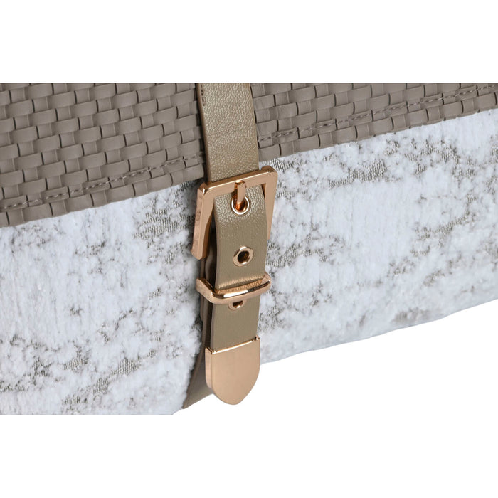 Възглавница Home ESPRIT Бял Бежов 50 x 10 x 30 cm