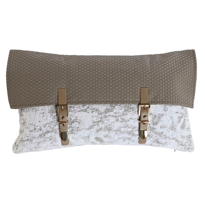 Възглавница Home ESPRIT Бял Бежов 50 x 10 x 30 cm