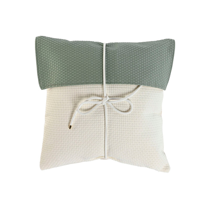Възглавница Home ESPRIT Бял Зелен 45 x 10 x 45 cm