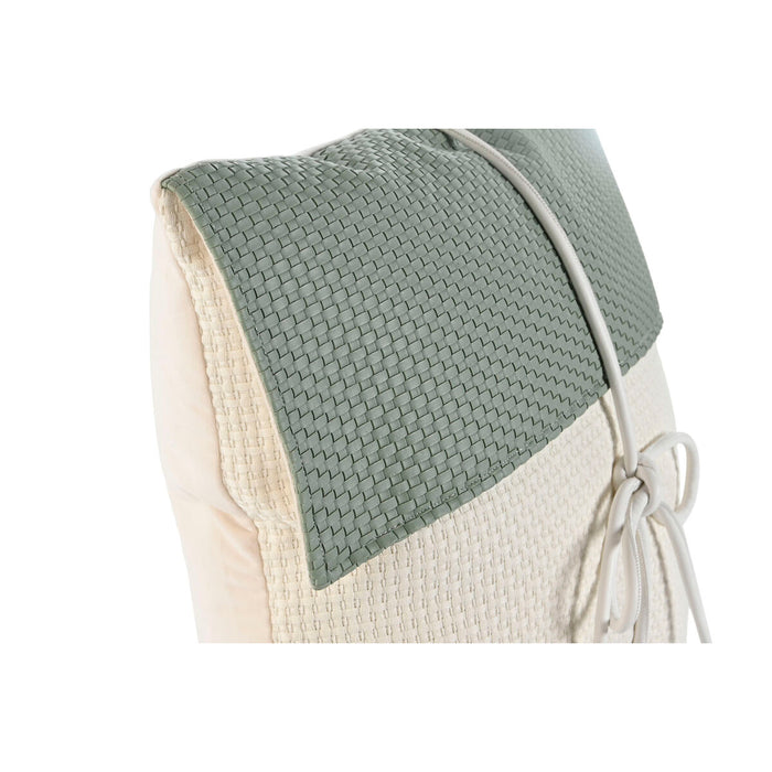 Възглавница Home ESPRIT Бял Зелен 45 x 10 x 45 cm