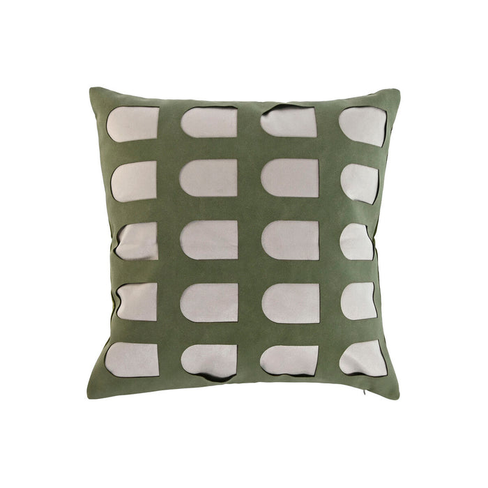 Възглавница Home ESPRIT Бял Зелен 45 x 10 x 45 cm