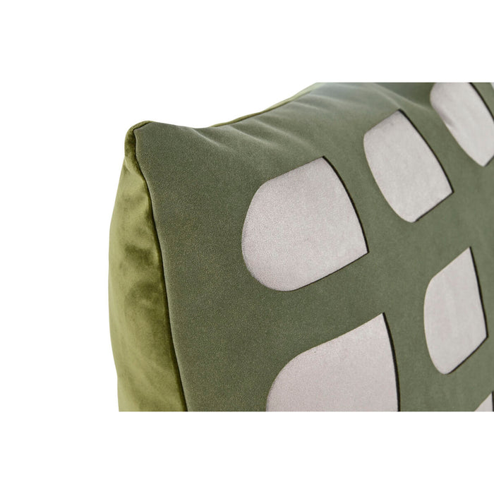 Възглавница Home ESPRIT Бял Зелен 45 x 10 x 45 cm