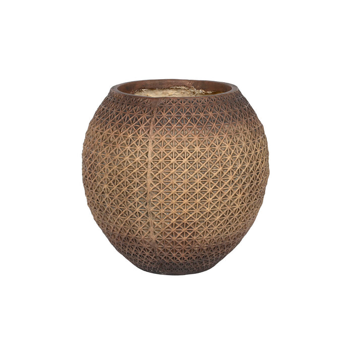 Саксия Home ESPRIT Кафяв Магнезиев 37 x 37 x 43 cm