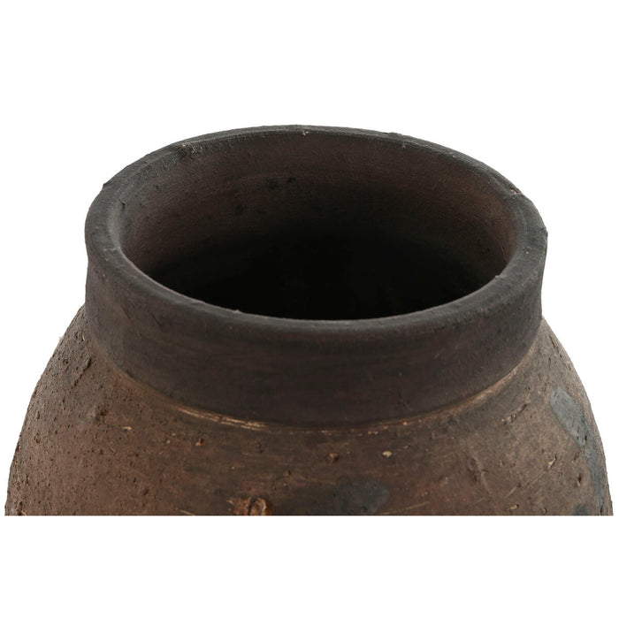 Ваза Home ESPRIT Кафяв теракота Ориенталски 19,5 x 19,5 x 35,5 cm