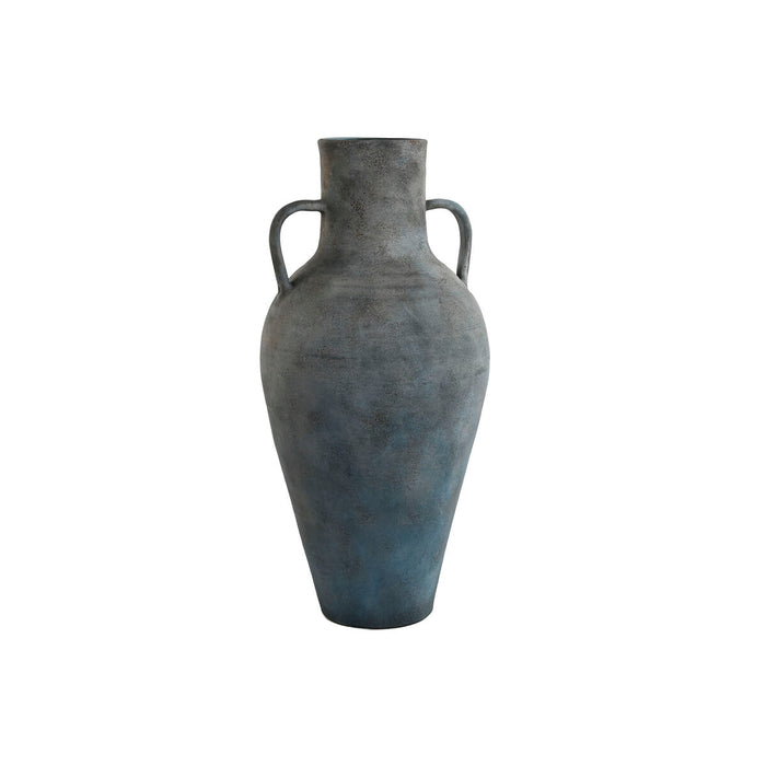 Ваза Home ESPRIT Син Сив теракота Ориенталски 33 x 33 x 69 cm