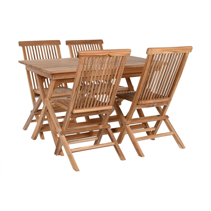 Комплект от маса с 4 стола Home ESPRIT 120 x 70 x 75 cm