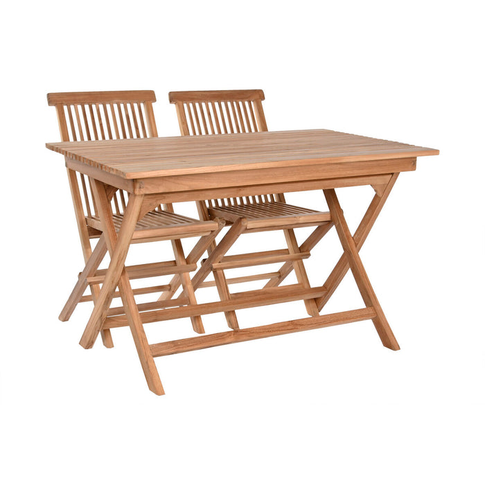 Комплект от маса с 4 стола Home ESPRIT 120 x 70 x 75 cm