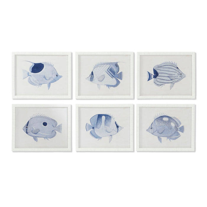 Картина Home ESPRIT Средиземноморско 50 x 2,5 x 40 cm (6 броя)