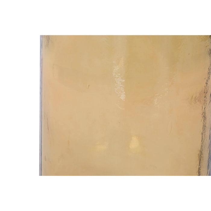 Ваза Home ESPRIT Жълт Въже калено стъкло 25 x 25 x 75 cm