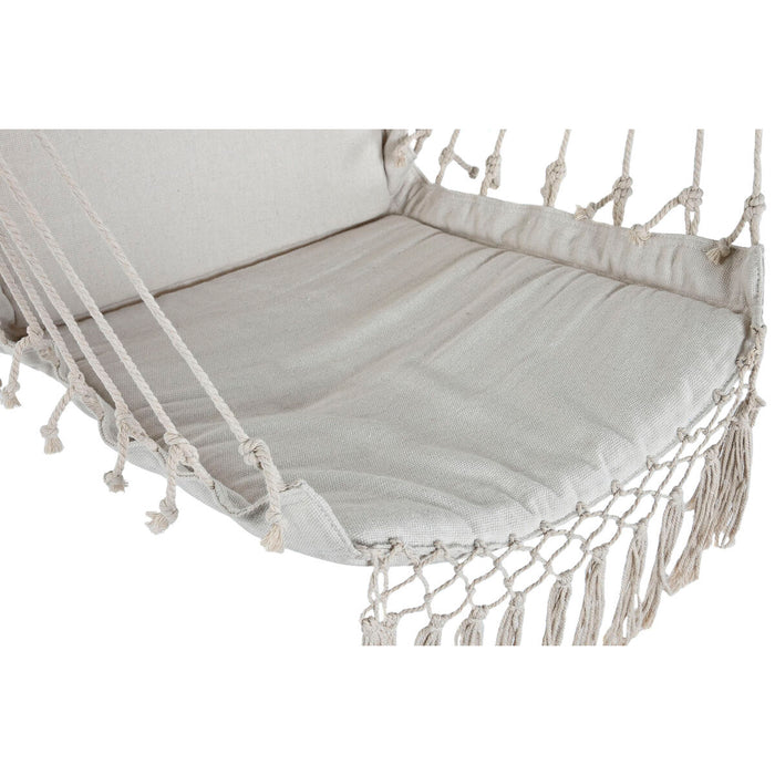 Aiatool Home ESPRIT Бял Естествен Памук Дървен 90 x 50 x 130 cm