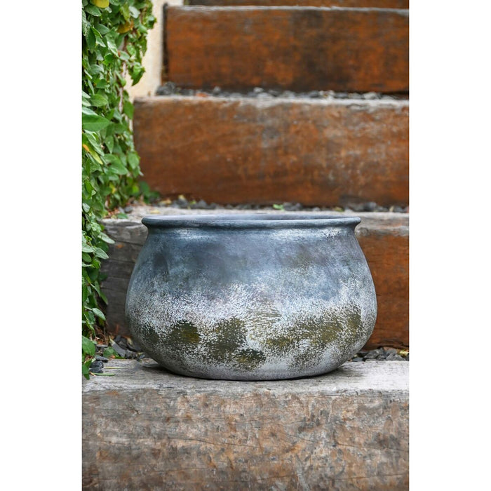 Ваза Home ESPRIT Сив теракота Ориенталски 27 x 27 x 16,5 cm