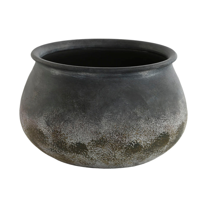 Ваза Home ESPRIT Сив теракота Ориенталски 27 x 27 x 16,5 cm