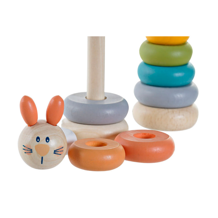 Образователна Игра Home ESPRIT 5,5 x 5,5 x 14 cm Животни (2 броя)
