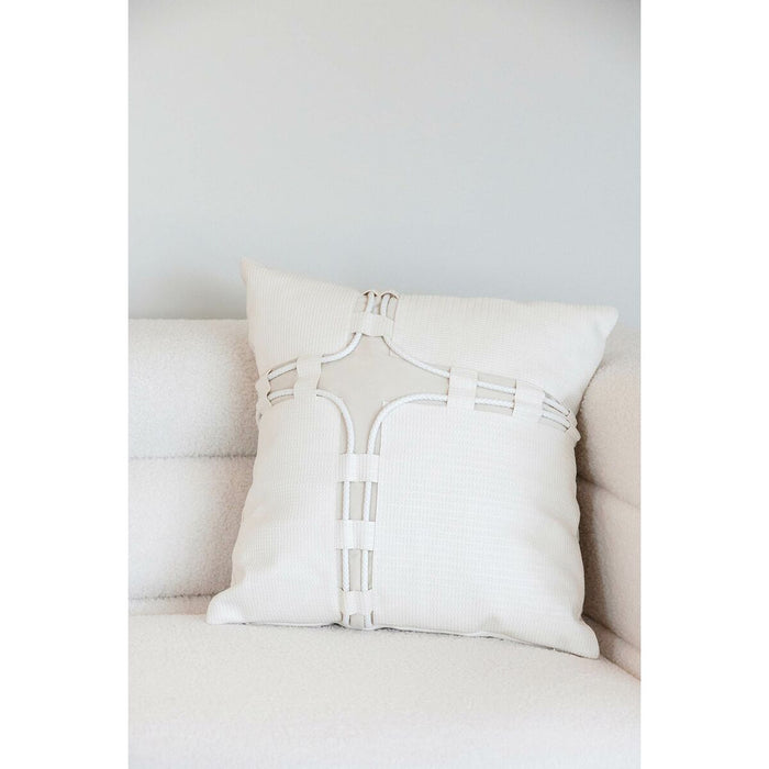 Възглавница Home ESPRIT Бял 45 x 10 x 45 cm