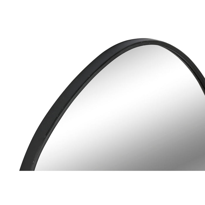 Стенно огледало Home ESPRIT Черен Метал Огледало Модерен 60 x 2,5 x 78 cm