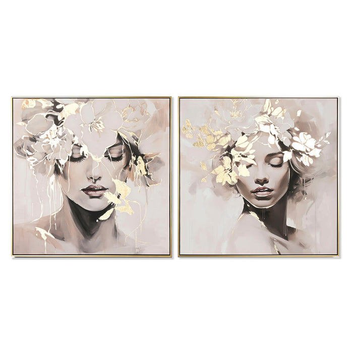 Картина Home ESPRIT Lilled 82,3 x 4,5 x 82,3 cm (2 броя)