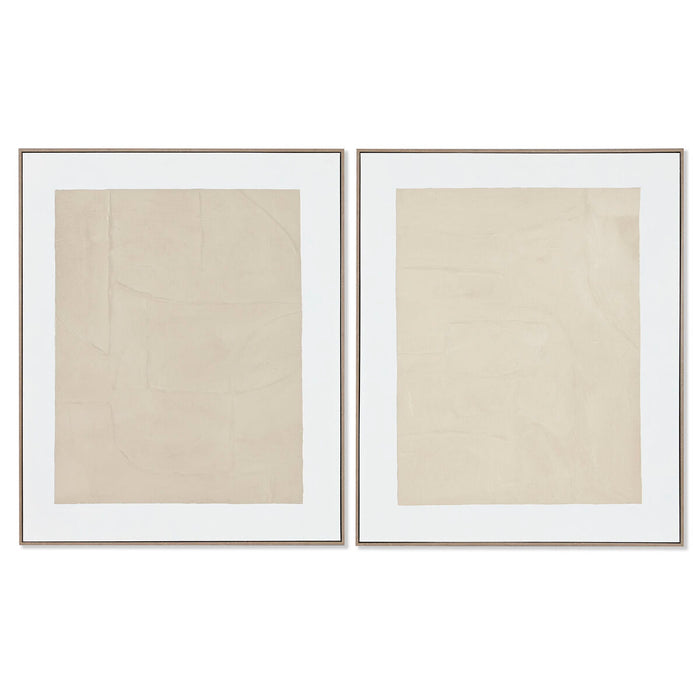 Картина Home ESPRIT Абстрактен Град 82,3 x 4,5 x 102,3 cm (2 броя)