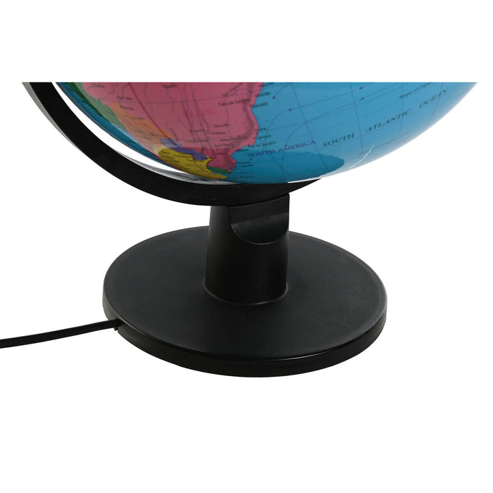 Глобус Home ESPRIT Син Черен PVC 33 x 32 x 41 cm