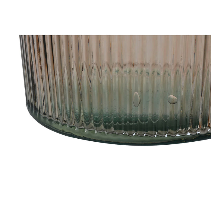 Ваза Home ESPRIT Тъмнокафяв Рециклирано стъкло 30 x 30 x 72 cm