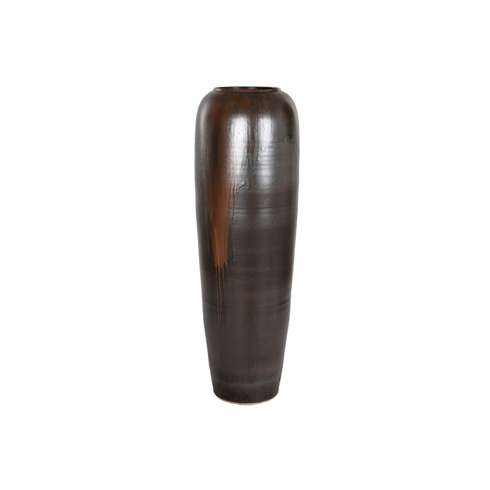 Ваза Home ESPRIT Тъмно сив Керамика 38 x 38 x 117,5 cm