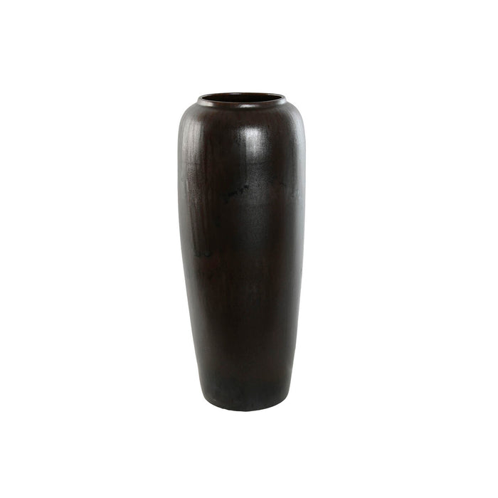 Ваза Home ESPRIT Тъмно сив Керамика 20 x 20 x 50 cm