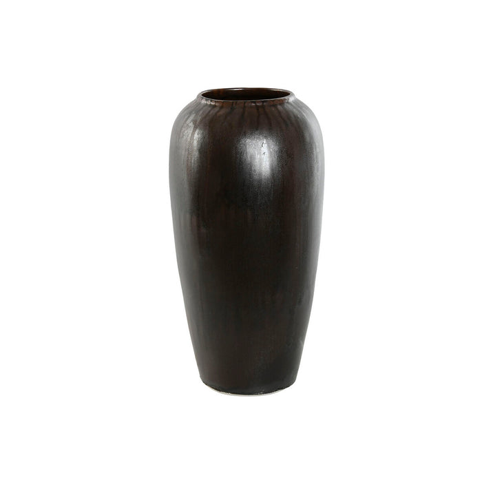Ваза Home ESPRIT Тъмно сив Керамика 16 x 16 x 31 cm