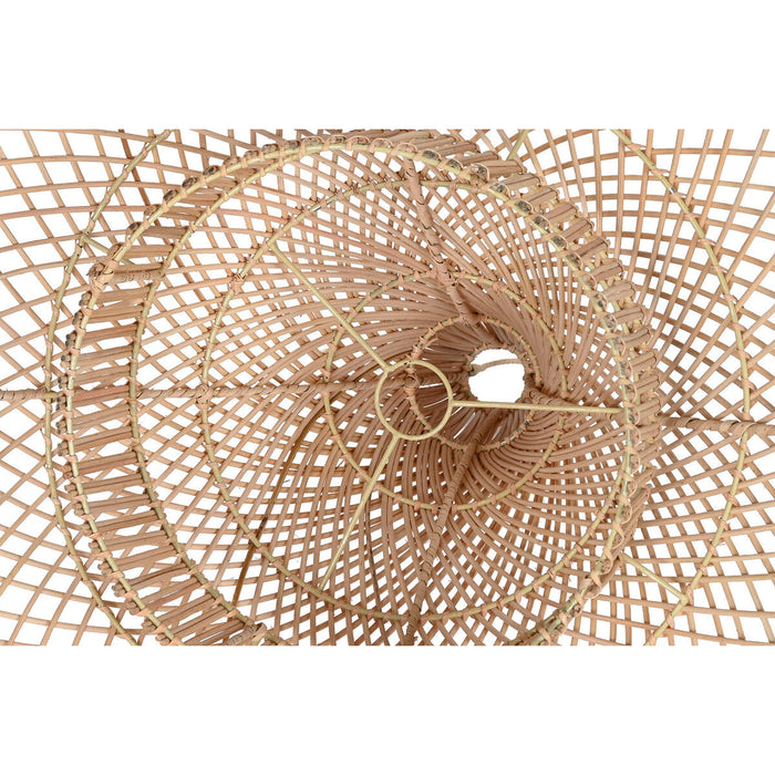 Купол на Лампа Home ESPRIT Естествен 80 x 80 x 75 cm (3 Части)