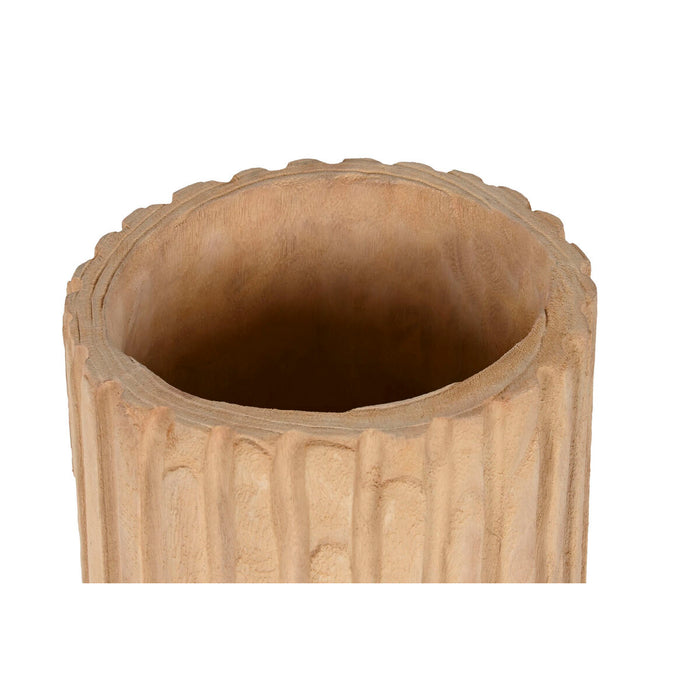Саксия Home ESPRIT Естествен Дърво от пауловния 28 x 28 x 50 cm