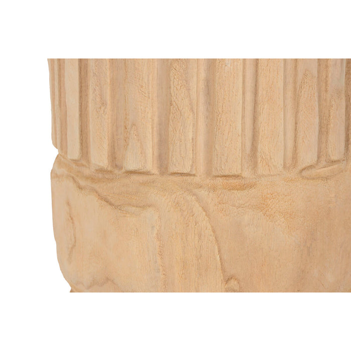 Саксия Home ESPRIT Естествен Дърво от пауловния 28 x 28 x 50 cm