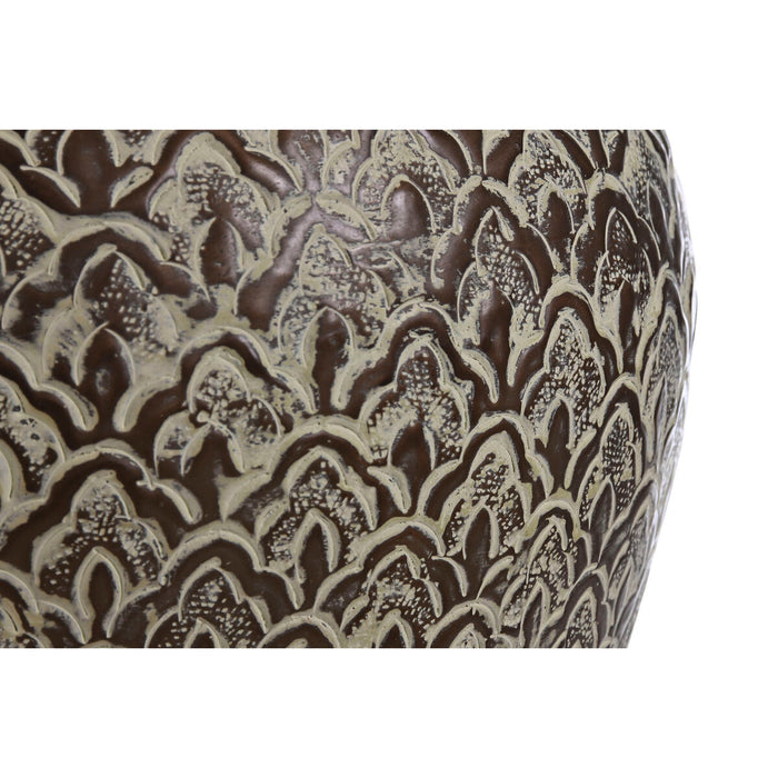 Настолна лампа Home ESPRIT Бежов Мед Алуминий 50 W 220 V 42 x 42 x 62 cm