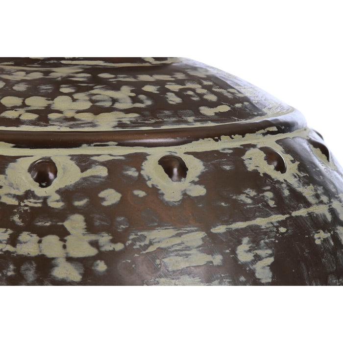 Настолна лампа Home ESPRIT Бежов Мед Алуминий 50 W 220 V 40 x 40 x 55 cm